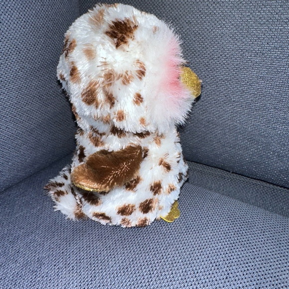 Ty Stuffed Animal Owl Plush Toy White Brown Whoolie New NWT 2022 - Picture 15 of 16